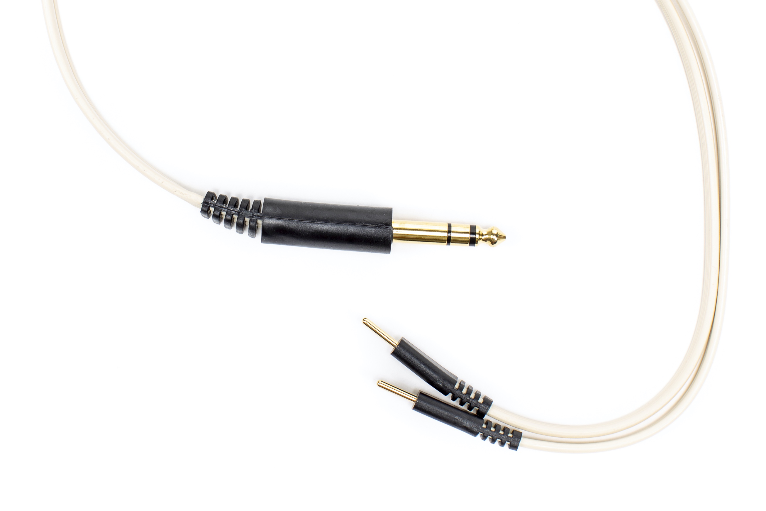 Câble patient Gold Serie avec fiche stéréo vers "Pin" 2mm (0,08")