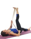 Sangle ferme pour Yoga avec boucle de plastique 8”