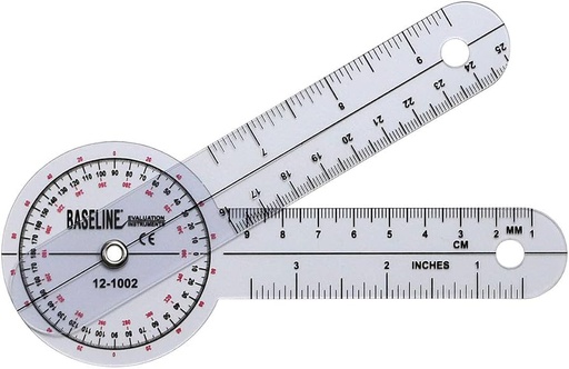 [103-772] 360-degree plastic goniometer (Normal, 15.24 cm (6.00"))