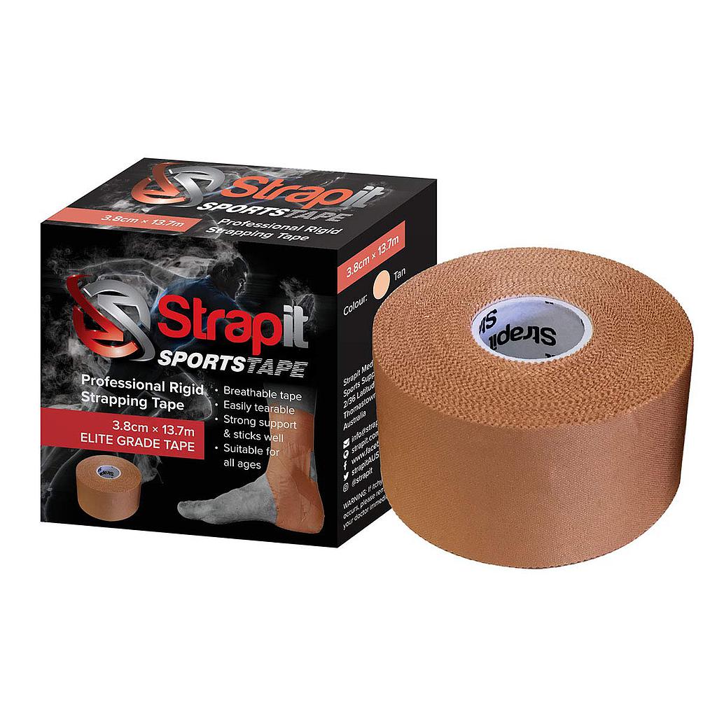 [118-083] Ruban rigide de contention - Strapit Professional 3.8 cm  (1.5") - Beige