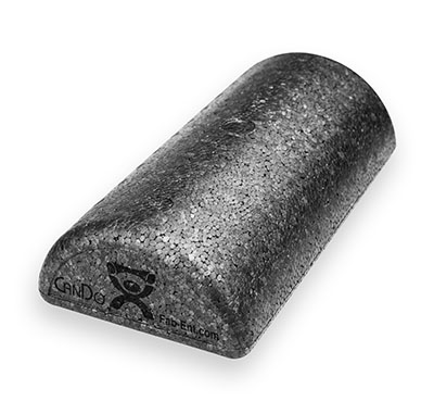 [110-744] Rouleau de foam noir en composite (15.24 cm x 30.48 cm (6.00" x 12.00"), Demi-rond)