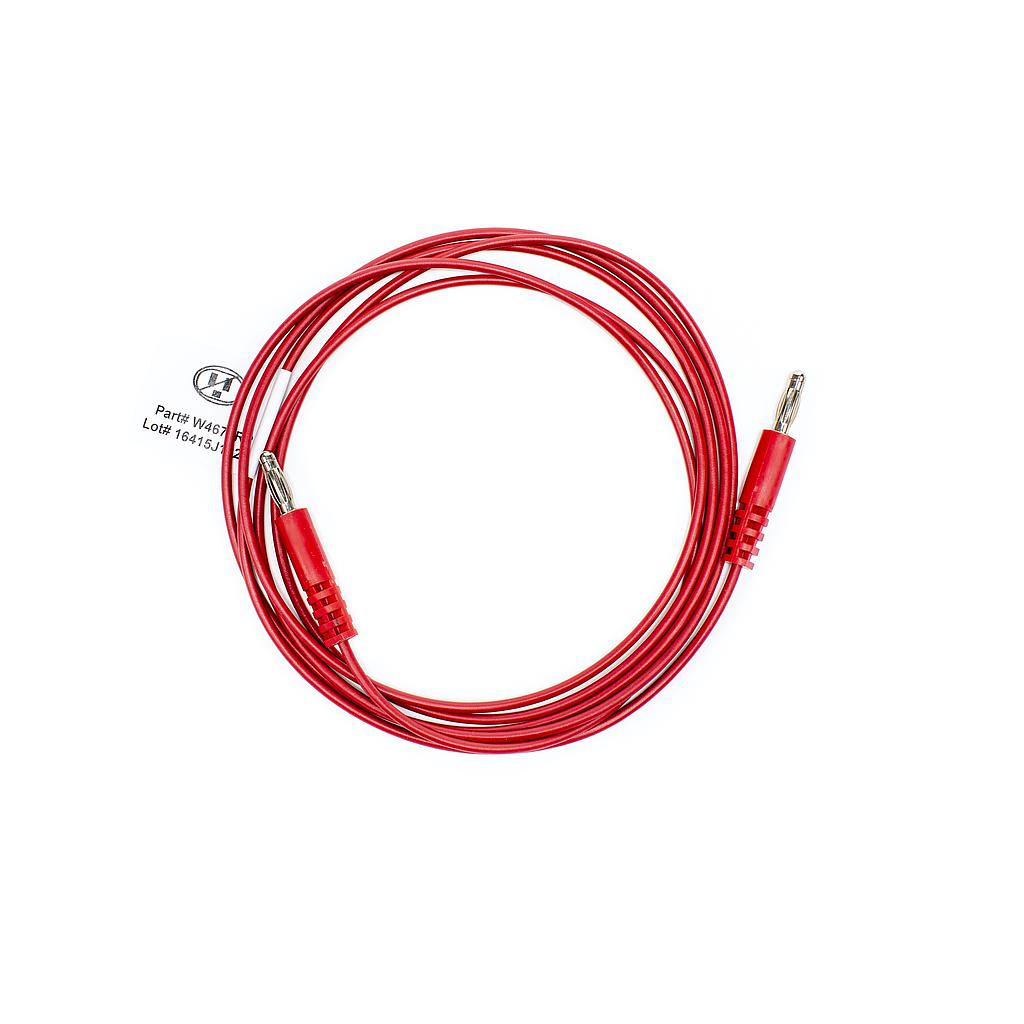 Cable with single banana to single banana connector