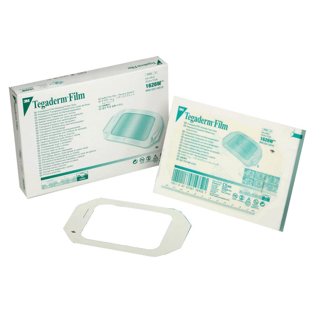 [119-691] Pansement transparent Tegaderm  10 cm (4") x 12 cm (4,75")