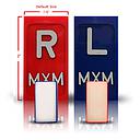 5 cm (2") Self-adhesive lead x-ray markers 