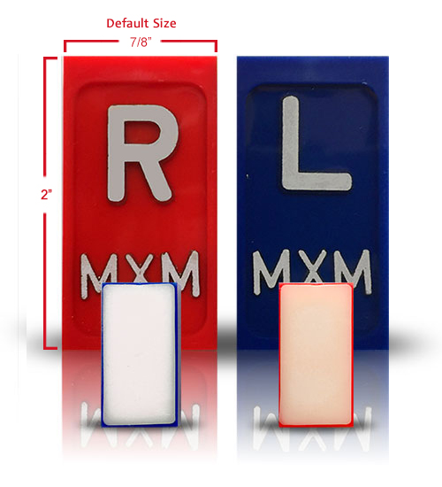 [119-776] Marqueurs radiographiques 5 cm (2") en plomb auto-adhésifs