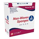 Non-woven cotton gauzes, 4 ply - 10 cm (4") x 10 cm (4") - Sterile