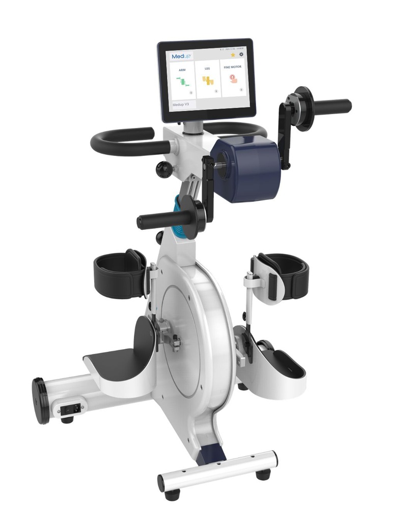 Active-passive trainer for upper and lower limbs - MedUp V3