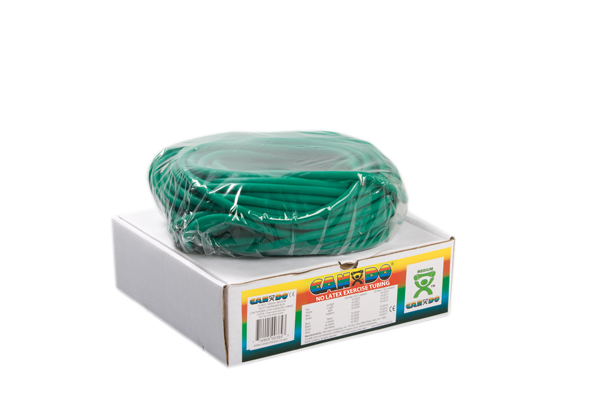 Tube d'exercices Cando sans latex - Vert 100 pieds - Rég.: 100,75$