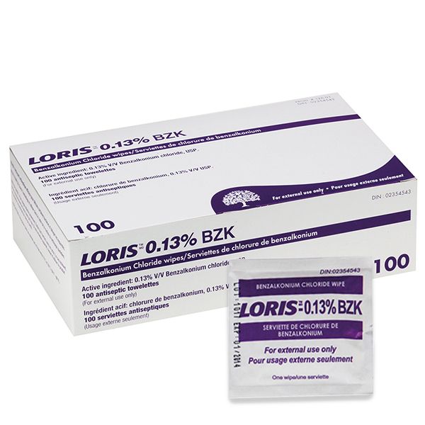 [100-971-UN] Benzalkonium swabs