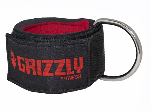 [111-456] Courroie Grizzly pour la cheville en néoprene avec anneau en D pour poulie - Rég.: 29,95$