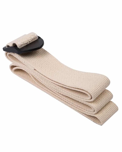 [116-575] Sangle ferme de 8' pour Yoga avec boucle de plastique