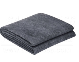 [117-824] Couverture urgence 50% laine 60’’x84’’ - Grise