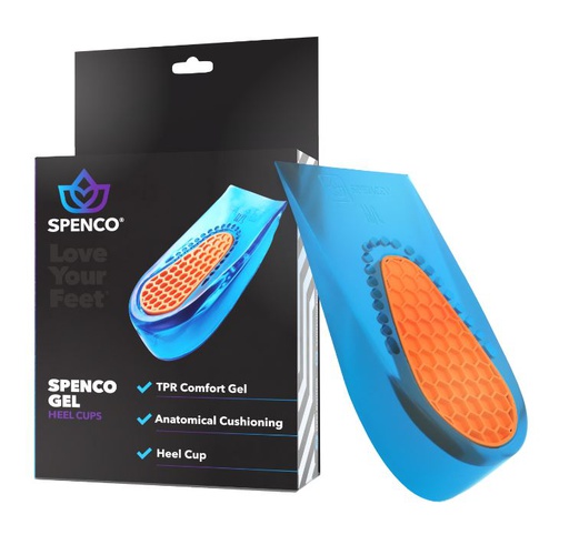 [117-938] Semelle Spenco HeelCups en gel, grandeur Petit/Moyen - Rég.: 39$