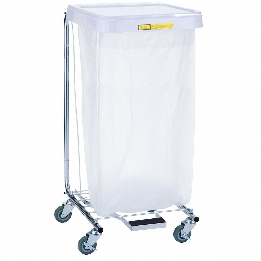 [119-123] Support mobile à sac de buanderie avec couvercle et pédale - Rég.: 225,00$