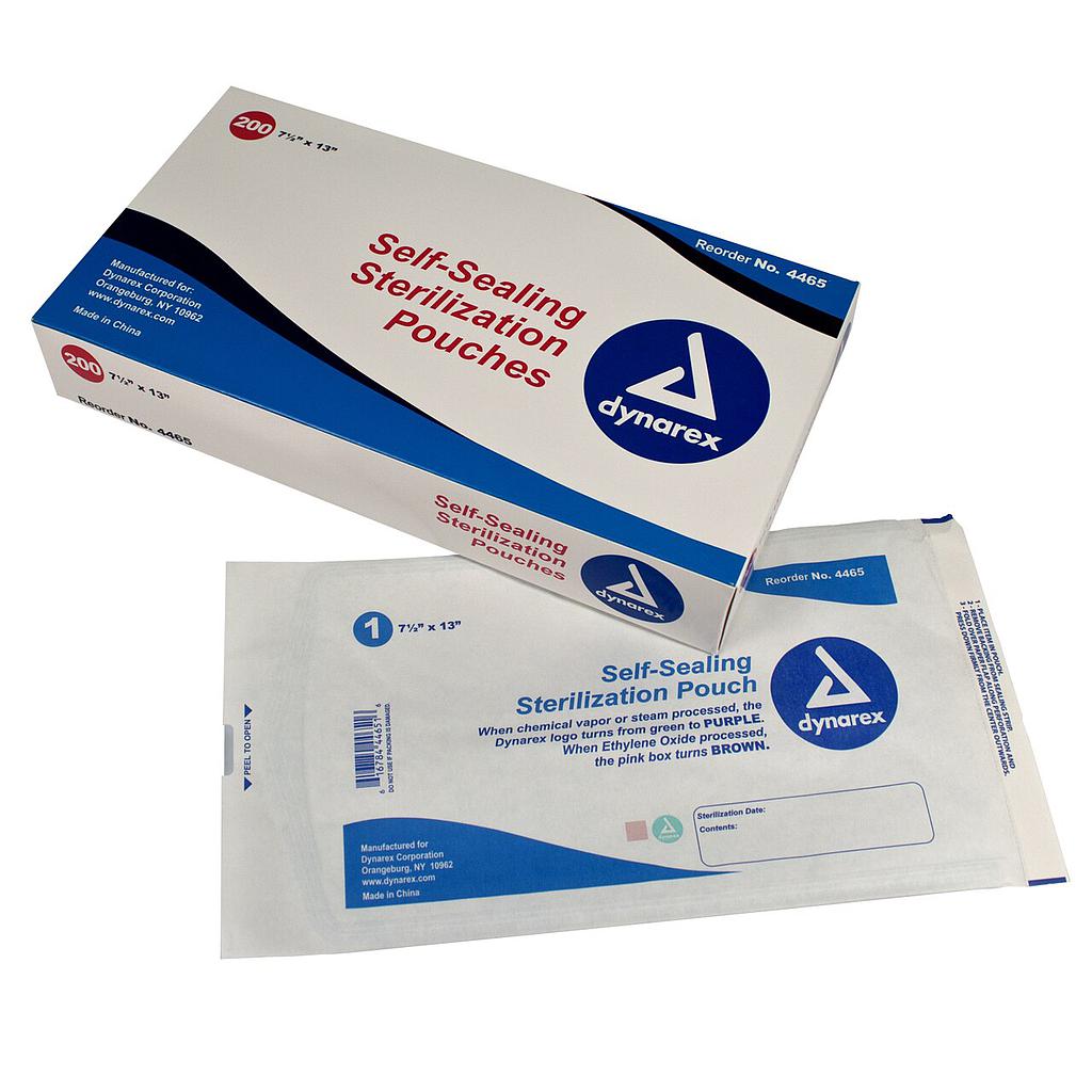 [116-103] Self-sealing strerilization pouches [7.50" x 13.50"]