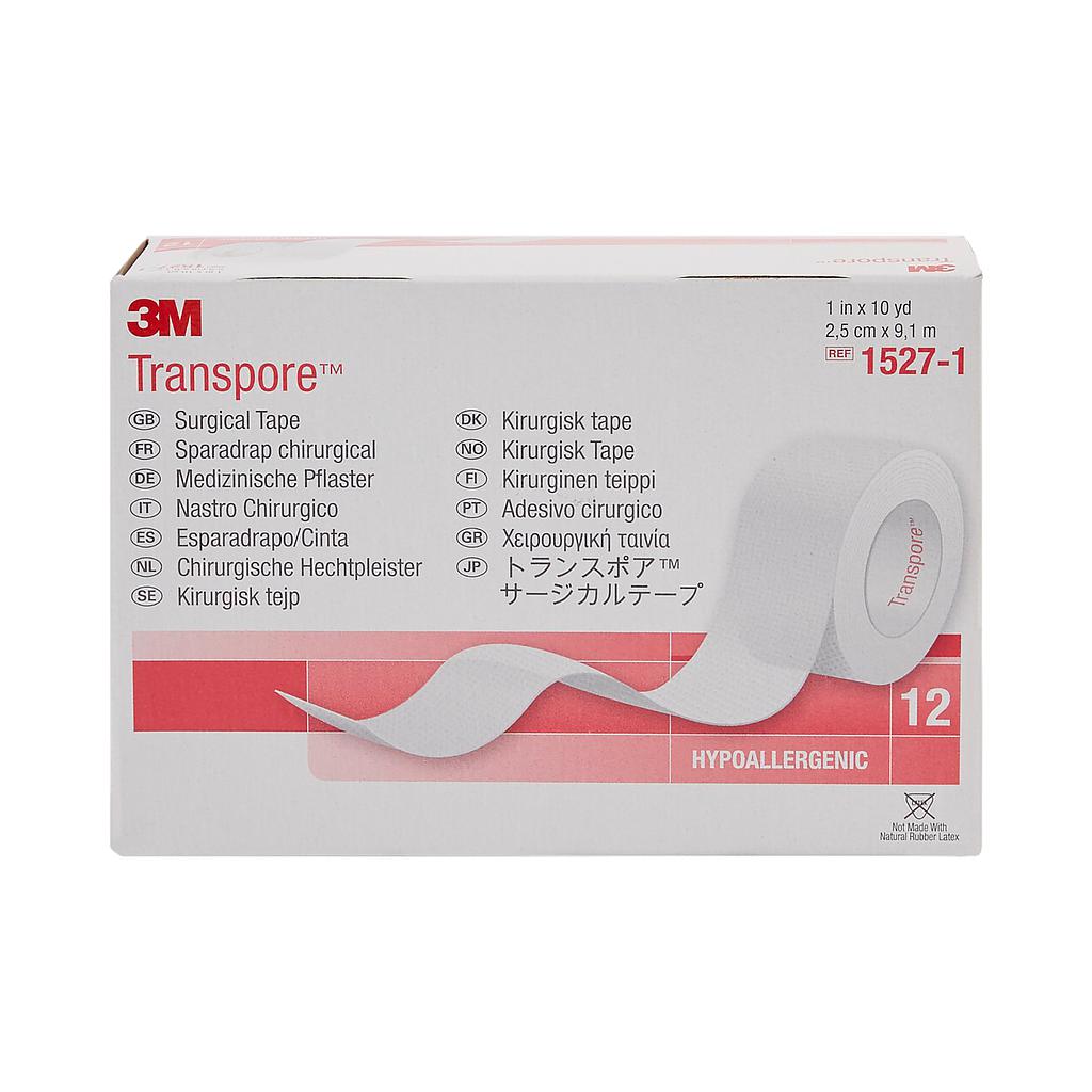 [101-169] Ruban médical Transpore - 2,5 cm (1")