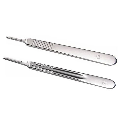 [110-072] Manche de scalpel #4 Magna en acier inoxydable pour lame # 20 à 25 - Rég.: 6,95$